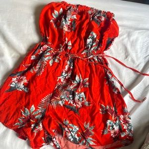 Women’s floral romper size XS